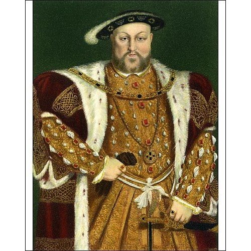 Print of Henry VIII c1543 from Heritage Images