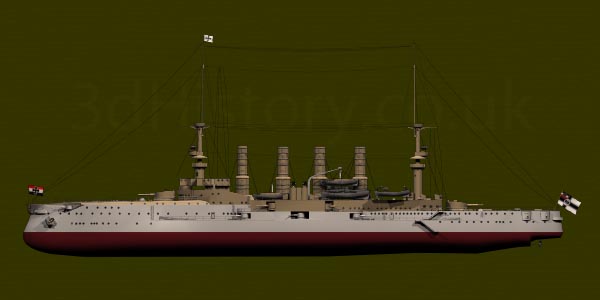 SMS Scharnhorst was an armoured cruiser