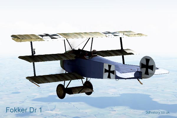 The Fokker Dr1 Triplane had a short bu active service life