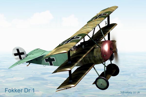 The Fokker Dr1 Triplane was exceptionally maneuverable