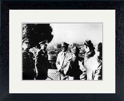 Hitler takes a holiday in Paris after the defeat of France in 1940 - a print by Heritage Images