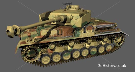 German Panzer PZIV Main Battle Tank