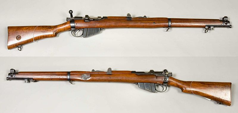 The Short Magazine Lee Enfield (SMLE) equpped the British Expeditionary Force (BEF) in France.