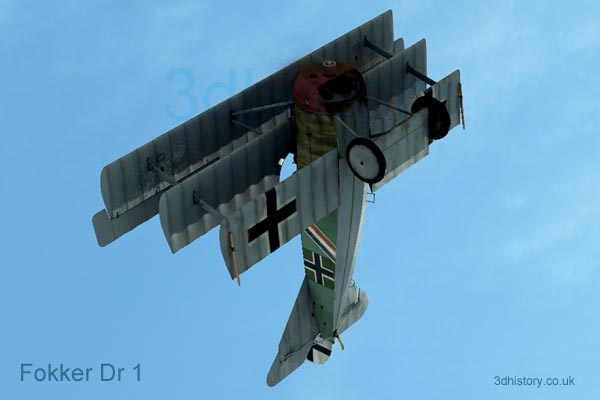 Anthony Fokker was inspired by the Sopwith Triplane to produce his own version