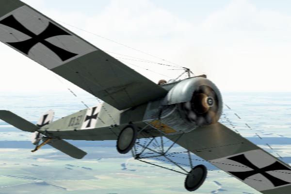 The Fokker Eindecker E III - the dreaded Fokker Scourge