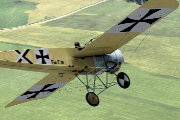 The Fokker Eindecker E III - the dreaded Fokker Scourge