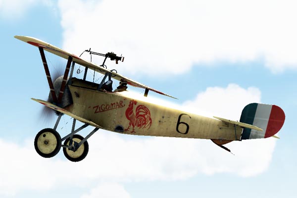 The Nieuport 11 C1 was partly responsible for ending the Fokker Scourge in 1916
