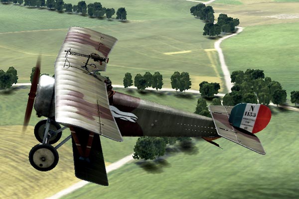 The Nieuport 11 C1 was a sesquiplane, having a lower wing that was smaller then the upper wing