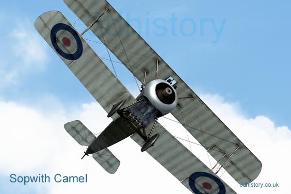In the hands of an inexperianced pilot the Sopwith Camel could be a death trap