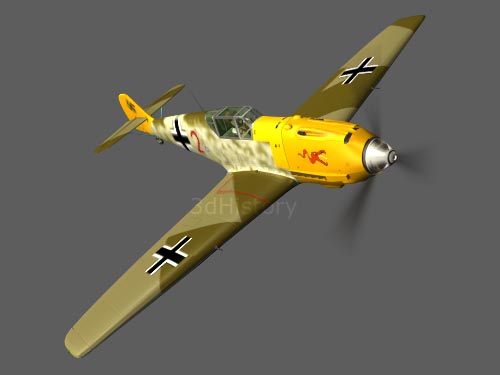 Messerschmitt bf109e World War Two German fighter 1940
