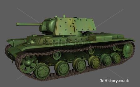 Russian KV1b Main Battle Tank
